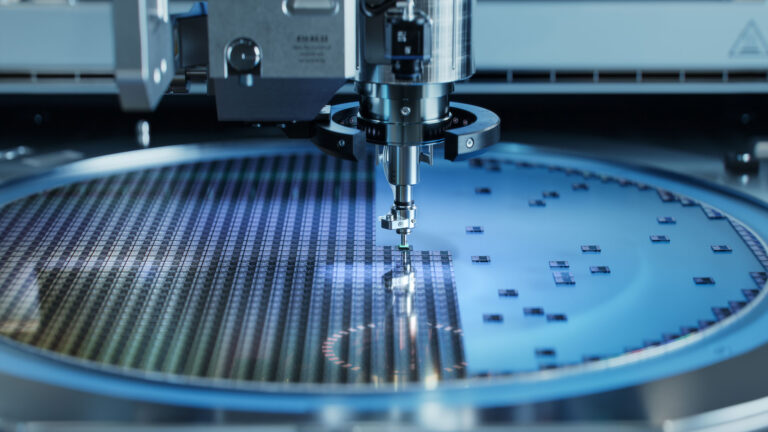 Semiconductor dicing process.