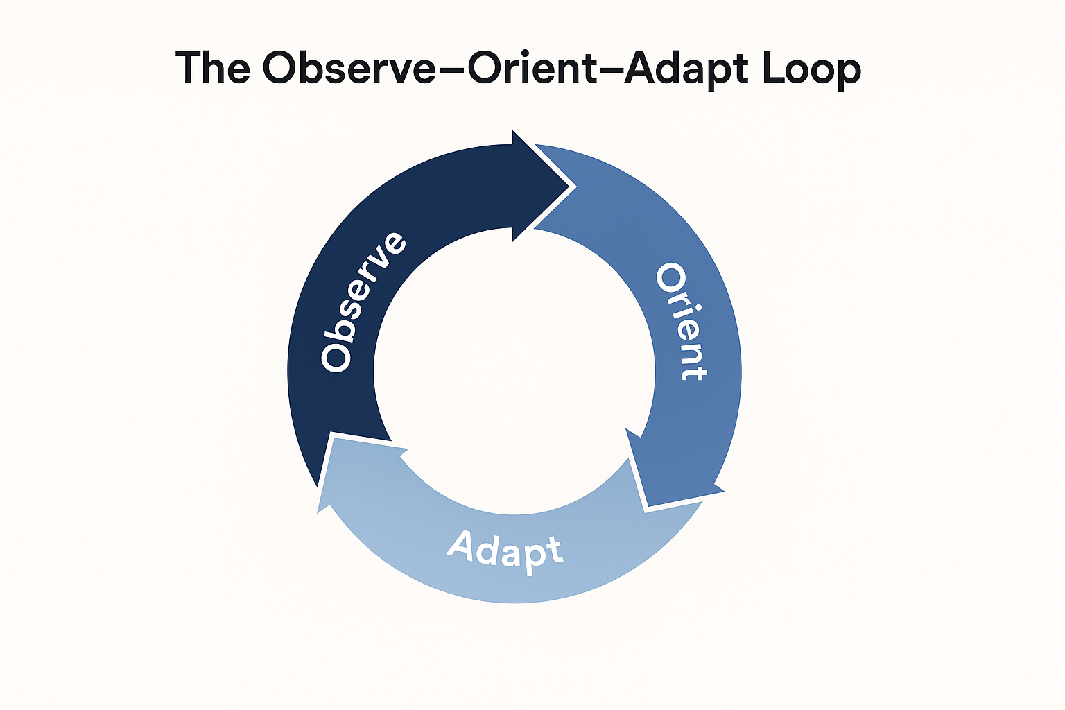 observe orient adapt loop for consumer behavior trends