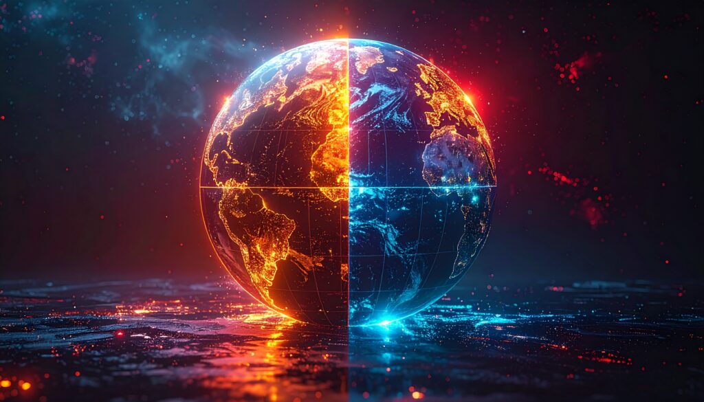 R&D intensity digital globe