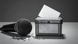 customer feedback shattered microphone & suggestion box