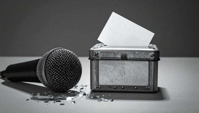 customer feedback shattered microphone & suggestion box