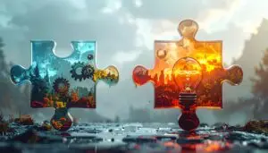 alignment in design puzzle pieces