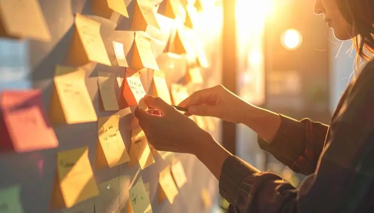 customer feedback sticky notes