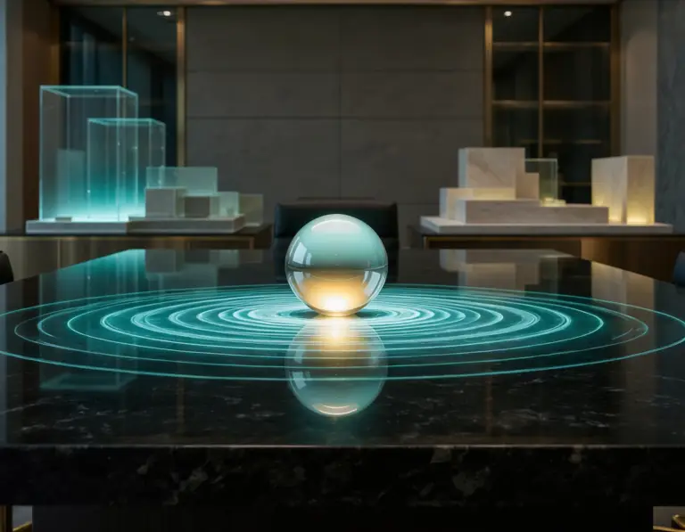 Firefly strategic influence boardroom stone table