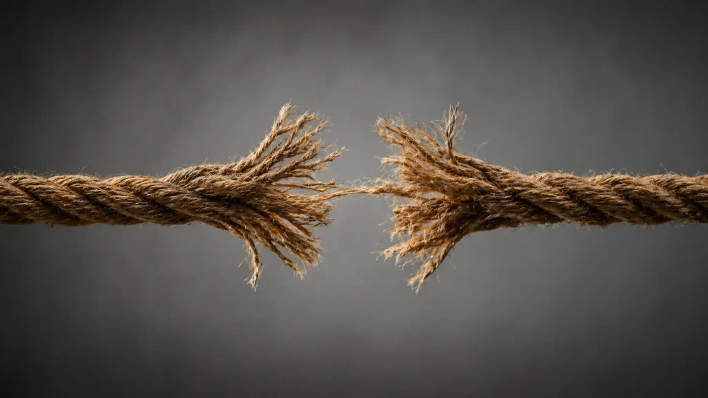 internal friction rope split