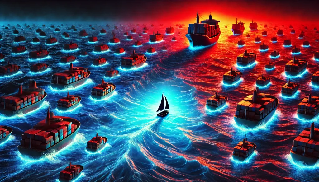 DALL·E blue ocean strategy for small business