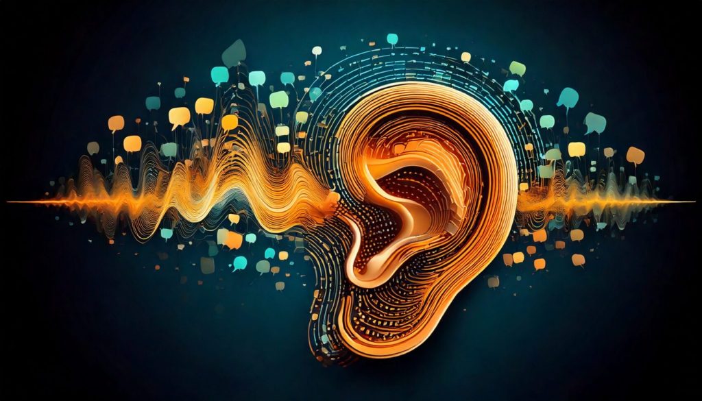Firefly tuning in stylized ear